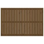 vidaXL Tête de lit murale Marron miel 166x3x110 cm Bois massif de pin