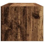 vidaXL Meuble TV vieux bois 80x31x25 5 cm bois d'ingénierie
