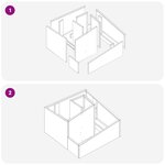 vidaXL Cache-pot de jardin Marron 60 x 60 x 50 cm Acier patiné