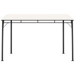 vidaXL Auvent pare-soleil de jardin 3x3x2 55 m Crème