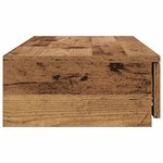 vidaXL Tiroirs de lit avec tiroir Bois ancien 100 x 36.5 x 16.5 cm