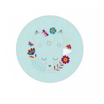 Tambour en feutrine et broderie