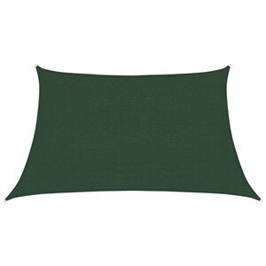 vidaXL Voile d'ombrage 160 g/m² Vert foncé 3/4x2 m PEHD