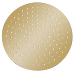 vidaXL Pomme de douche pluie Acier inoxydable 30 cm Ronde Doré