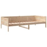 vidaXL Lit de jour sans matelas bois de pin massif 80x200 cm