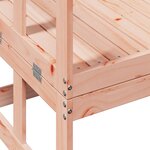 vidaXL Canapé de jardin extensible bois massif de douglas