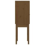 vidaXL Buffet haut Marron miel 60x40x120 cm Bois massif de pin