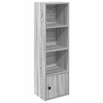 vidaXL Bibliothèque sonoma gris 31x24x102 cm bois d'ingénierie