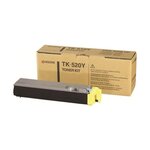 Toner original pour fs-c5015n  jaune (tk-520y) kyocera