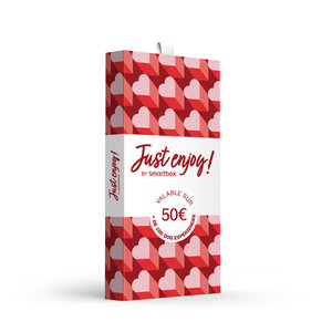 SMARTBOX - Coffret Cadeau Carte cadeau Just enjoy ! Amour - 50 € -  Multi-thèmes