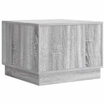 vidaXL Table basse Sonoma gris 49 x 50 x 37 cm Bois d'ingénierie