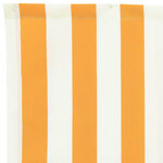vidaXL Bande de auvent Jaune et blanc 2.3 x 0.2 m Toile