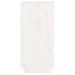 vidaXL Armoire console Blanc 60x34x75 cm Bois de pin solide