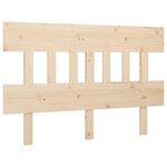 vidaXL Tête de lit 153 5x3x81 cm Bois massif de pin