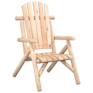 vidaXL Chaise de jardin 68x86x103 cm bois massif d'épicéa