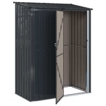 vidaXL Cabanons de jardin Anthracite 153 5 x 86 x 200 cm Métал