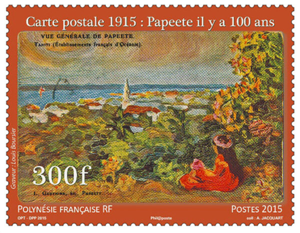 Polynésie française - Carte postale 1915 : Papeete il y a 100 ans