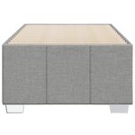 vidaXL Cadre de lit sans matelas gris clair 90x200 cm tissu