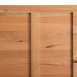 vidaXL Table à manger avec bord naturel 180x100x74cm bois massif chêne