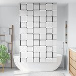 vidaXL Store enrouleur de douche 140x240 cm largeur du tissu 136 cm