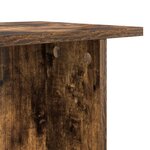 vidaXL Table basse 2 Pièces Chêne fumé 40 x 30 x 49 cm Bois d'ingénierie