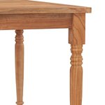 vidaXL Table Batavia 150x90x75 cm Bois de teck massif