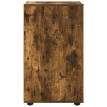 vidaXL Armoire de rangement Chêne fumé 40 x 48 x 81 cm