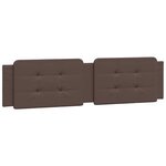 vidaXL Cadre de lit sans matelas marron 200x200 cm similicuir