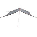 vidaXL Bâche de camping gris et orange 500x294 cm imperméable