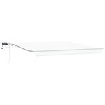 Store rétractable manuel vidaXL avec LED blanc 400x350 cm
