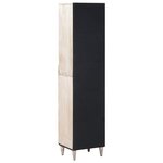 vidaXL Armoire de salle de bain avec tiroir Blanc 38 x 33 5 x 160 cm