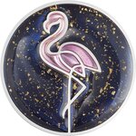 Monnaie FLAMINGO Line Art 1 Oz Argent 5$ Cook Islands 2026 (PRÉCOMMANDE)