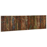 vidaXL Tête de lit multicolore 180 cm bois massif récupération