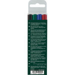 Marqueur cd/dvd multimark nonpermanent s  étui de 4 faber-castell