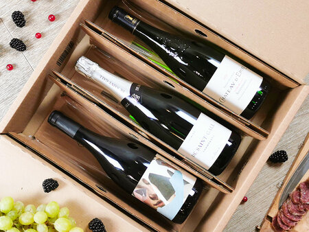 Coffret de 3 bouteilles de vin livré à domicile - Smartbox