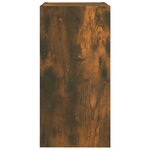 vidaXL Meuble TV Chêne fumé 30 5x30x60 cm Bois d'ingénierie