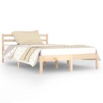 vidaXL Cadre de lit sans matelas bois de pin massif 120x200 cm