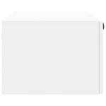 vidaXL Meuble TV mural Blanc 78 5 x 41 x 30 cm Bois d'ingénierie