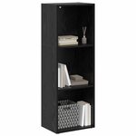 vidaXL Bibliothèque Chêne noir 40 x 30 x 114 cm Bois d'ingénierie