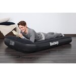 Lit gonflable 1 place 188 x 99 x 30 cm - Pompe électrique intégrée