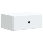 vidaXL Cabinet de chevet mural 2 Pièces Blanc 49 x 34 5 x 20 cm