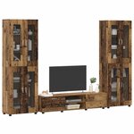 vidaXL Ensemble meuble TV FLORIN Bois ancien Bois d'ingénierie