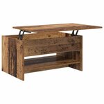 vidaXL Table basse Bois Ancien 80 x 50 5 x 41 5 cm Bois d'ingénierie