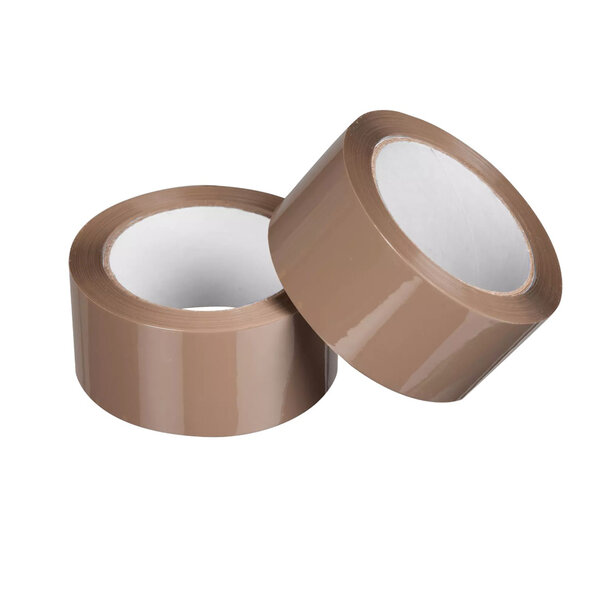 Lot de 3 rouleaux de ruban adhésif 50mmx66m havane Polypropylène