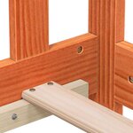 vidaXL Lit de jour sans matelas cire marron 90x200 cm bois pin massif