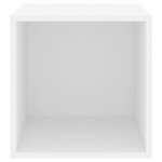 vidaXL Armoire murale Blanc 37x37x37 cm Aggloméré
