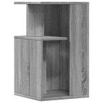 vidaXL Table d'appoint sonoma gris 35x35x60 cm bois d'ingénierie