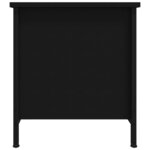 vidaXL Meuble TV noir 100x40x45 cm bois d'ingénierie