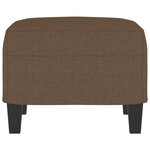 vidaXL Repose-pied Marron 60x50x41 cm Tissu