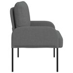 vidaXL Canapés avec coussin 55cm Gris foncé Contreplaqué